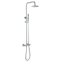 GENOVA CHROME THERMOSTATIC SHOWER COLUMN