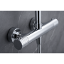 GENOVA CHROME THERMOSTATIC SHOWER COLUMN