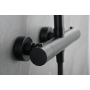 GENOVA BLACK MATT THERMOSTATIC SHOWER COLUMN