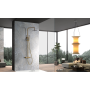 GENOVA BRUSHED GOLD THERMOSTATIC SHOWER COLUMN