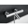 GENOVA EXTERNAL THERMOSTATIC BATHTUB MIXER WITH CHROME SHOWER KIT