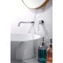 GENOVA WALL-MOUNTED BASIN MIXER WITHOUT DRAIN CHROME