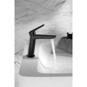 BELGICA MONOCOMANDO LAVABO SENZA SCARICO NERO