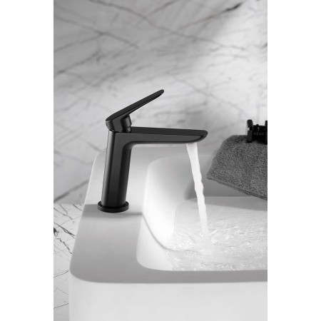 BELGICA MONOCOMANDO LAVABO SENZA SCARICO NERO