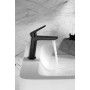 BELGICA SINGLE-LEVER BASIN MIXER WITHOUT DRAIN BLACK
