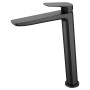 BELGICA HIGH SINGLE-LEVER BASIN MIXER WITHOUT DRAIN BLACK MATT