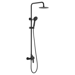 BELGICA MECHANICAL SHOWER COLUMN BLACK MATT FINISH