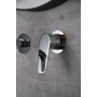BELGICA WALL-MOUNTED SINGLE-LEVER BASIN MIXER WITH CHROME BUILT-IN PART