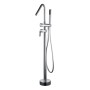 BELGICA SINGLE-LEVER FREESTANDING BATHTUB MIXER IN CHROME-PLATED BRASS