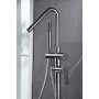 BELGICA SINGLE-LEVER FREESTANDING BATHTUB MIXER IN CHROME-PLATED BRASS