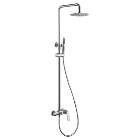 COLONNA DOCCIA MONOCOMANDO IN ACCIAIO INOX. S.316 SERIE DELOS
