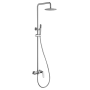 COLONNA DOCCIA MONOCOMANDO IN ACCIAIO INOX. S.316 SERIE DELOS
