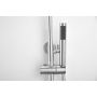 COLONNA DOCCIA MONOCOMANDO IN ACCIAIO INOX. S.316 SERIE DELOS