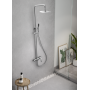 COLONNA DOCCIA MONOCOMANDO IN ACCIAIO INOX. S.316 SERIE DELOS