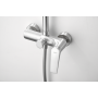 COLONNA DOCCIA MONOCOMANDO IN ACCIAIO INOX. S.316 SERIE DELOS
