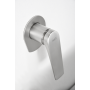 DELOS MISCELATORE LAVABO MONOCOMANDO DA INCASSO IN ACCIAIO INOX. S.316
