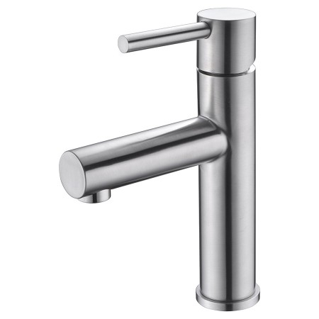 MOSCU MISCELATORE LAVABO MONOCOMANDO ACCIAIO INOX S.316 SENZA SCARICO
