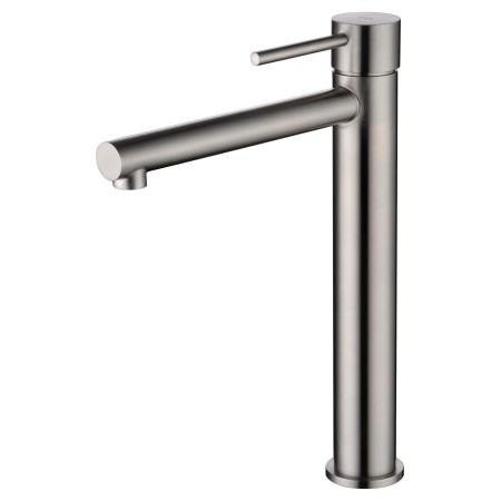 MOSCU HIGH SINGLE-LEVER BASIN MIXER IN STAINLESS STEEL S.316 WITHOUT DRAIN