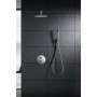 MOSCU KIT DOCCIA SOFFIONE CON MISCELATORE TERMOSTATICO A 2 VIE + DOCCETTA ACCIAIO INOX S.316