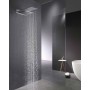 RODAS BUILT-IN THERMOSTATIC SHOWER KIT CHROME WITH SHOWER HEAD AND WATERFALL + HAND SHOWER