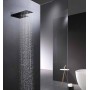 RODAS KIT DOCCIA INCASSO TERMOSTATICO NERO MATT CON SOFFIONE E CASCATA + DOCCETTA
