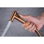 MUNICH BIDET SPRAY WITH HOT AND COLD WATER MIXER BRUSHED ROSE GOLD