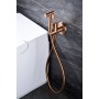 MUNICH IDROSCOPINO BIDET CON MISCELATORE ACQUA CALDA E FREDDA ORO ROSA SPAZZOLATO