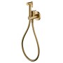 MUNICH BIDET SPRAY WITH HOT AND COLD WATER MIXER BRUSHED GOLD