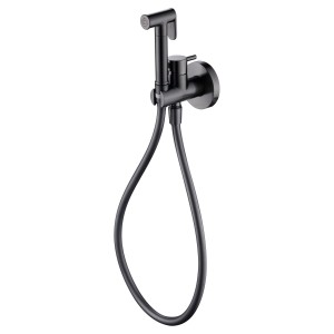 MUNICH IDROSCOPINO BIDET CON MISCELATORE ACQUA CALDA E FREDDA BLACK GUN METAL
