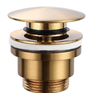 BRUSHED GOLD STOP & GO PLATE