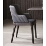 SEDIA MAGDA COUTURE 53x55x81h - CON BRACCIOLI