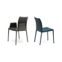 SEDIA NORMA COUTURE 47x55x87h- SENZA BRACCIOLI