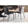 SEDIA NORMA COUTURE 47x55x87h- SENZA BRACCIOLI