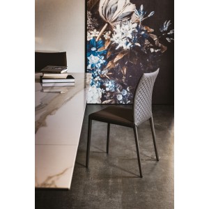 SEDIA NORMA COUTURE 47x55x87h- SENZA BRACCIOLI