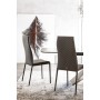 SEDIA NORMA COUTURE 47x55x87h- SENZA BRACCIOLI