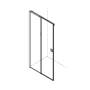 LEFT DOOR x ZEPHYROS CORNER 2 SLIDING DOORS