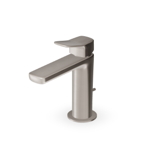 BRIM MISCELATORE LAVABO C/SCARICO NICKEL SPAZZOLATO