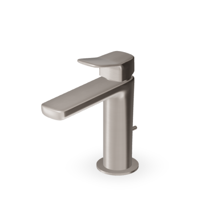 BRIM MISCELATORE LAVABO C/SCARICO NICKEL SPAZZOLATO