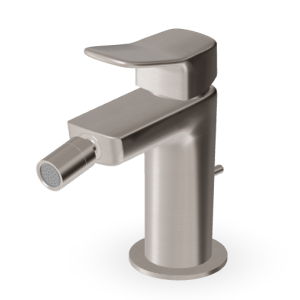 BRIM BIDET MIXER WITH DRAIN BRUSHED NICKEL