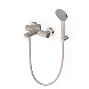 BRIM BATHTUB-SHOWER MIXER BRUSHED NICKEL
