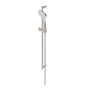 BRIM COMPLETO ASTA MURALE DOCCIA NICKEL SPAZZOLATO