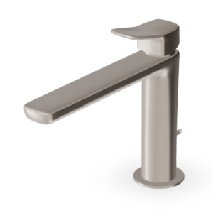 BRIM MISCELATORE LAVABO C/SCARICO NICKEL SPAZZOLATO