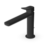 BRIM FAUCET MIXER WITH DRAIN MATTE BLACK EMBOSSED