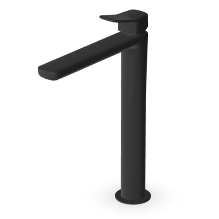 BRIM FAUCET MIXER WITHOUT DRAIN MATTE BLACK EMBOSSED