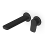 BRIM MISCELATORE LAVABO DA INCASSO 180MM NERO OPACO GOFFRATO