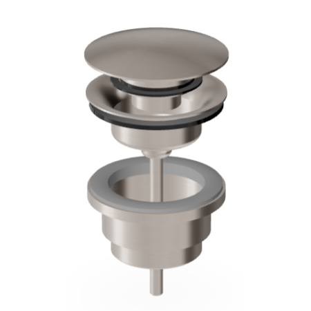 BRIM SCARICO UNIVERSALE NICKEL SPAZZOLATO