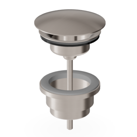 BRIM SCARICO UNIVERSALE NICKEL SPAZZOLATO
