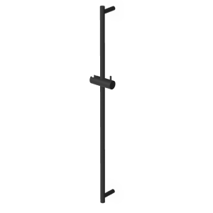 BRIM WALL-MOUNTED SHOWER ROD MATT EMBOSSED BLACK