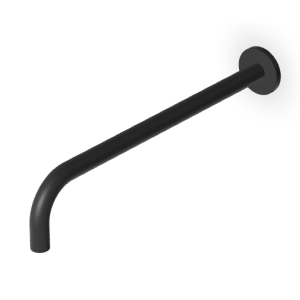 BRIM BRACCIO DOCCIA NERO OPACO GOFFRATO
