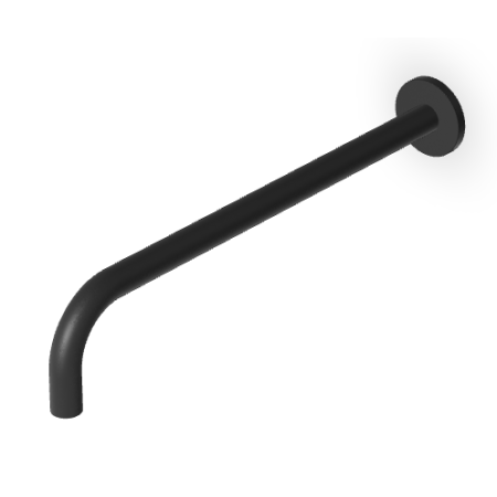 BRIM BRACCIO DOCCIA NERO OPACO GOFFRATO